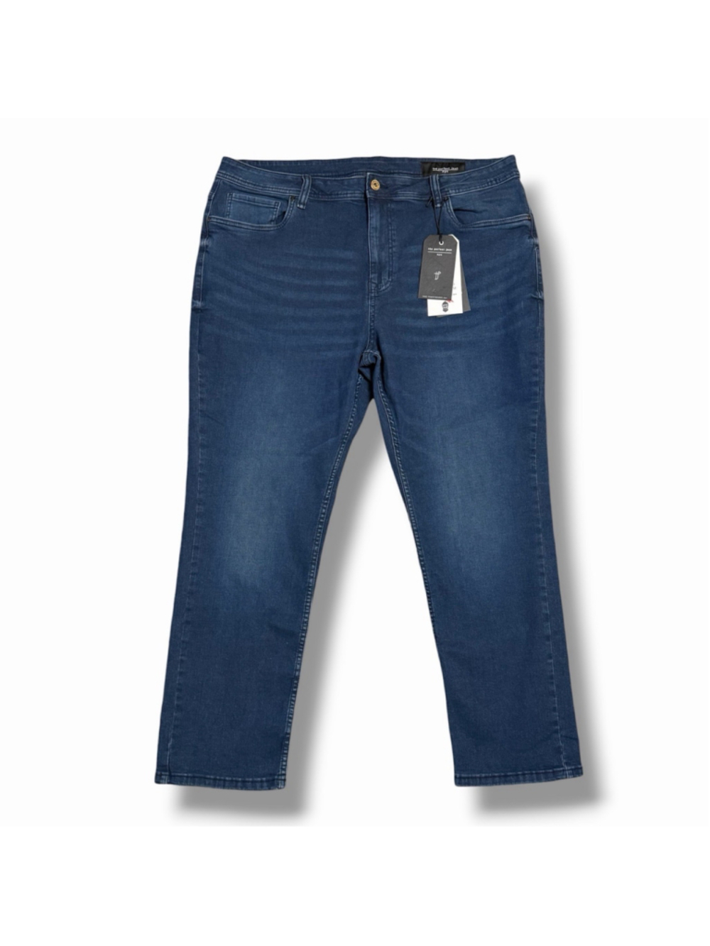 The Perfect Jean NYC Jeans Mens 40x30 Knight Dark Blue Slim Thick Stretch Denim